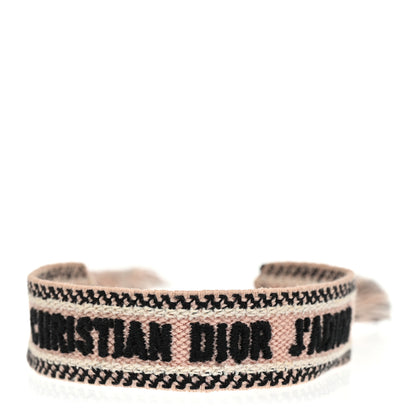 Christian Dior Woven Cotton J'Adior Friendship Bracelet Pink 1 of 5