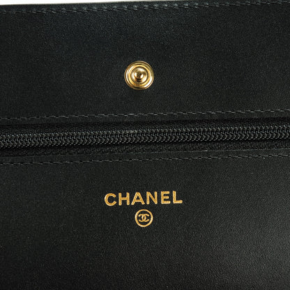 Chanel Aged Calfskin Casino 2.55 Reissue Wallet on Chain WOC Black 5 of 8