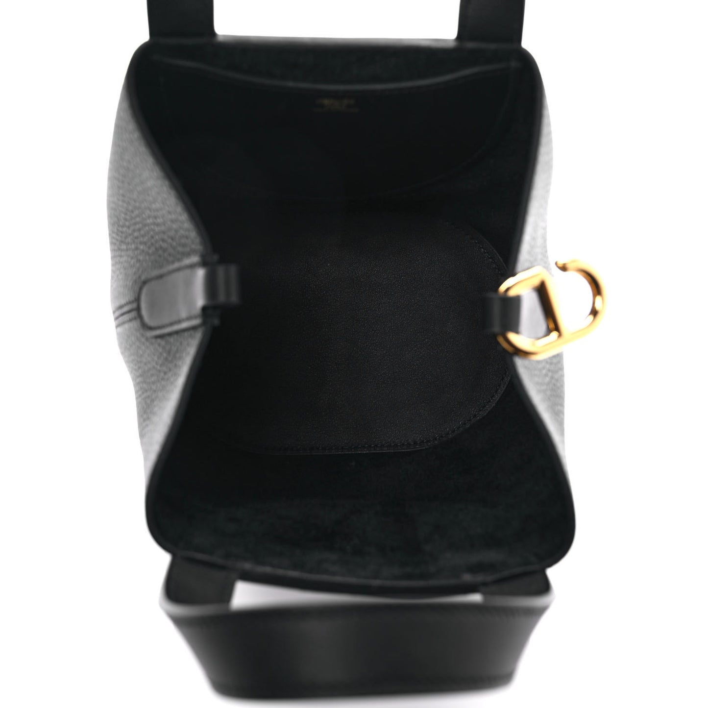 Taurillon Clemence Swift In-The-Loop 18 Bag Black