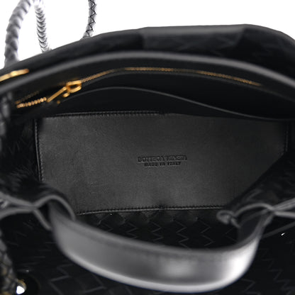 Bottega Veneta Nappa Intrecciato Small Andiamo Shoulder Bag Black 5 of 10