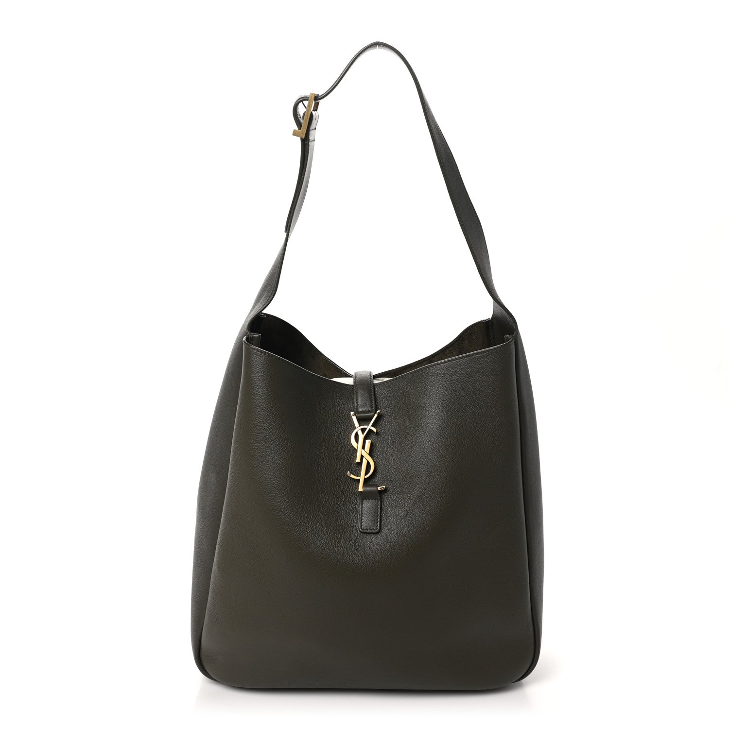 Saint Laurent Smooth Calfskin Large Le 5 A 7 Soft Hobo Light Musk 1 of 10
