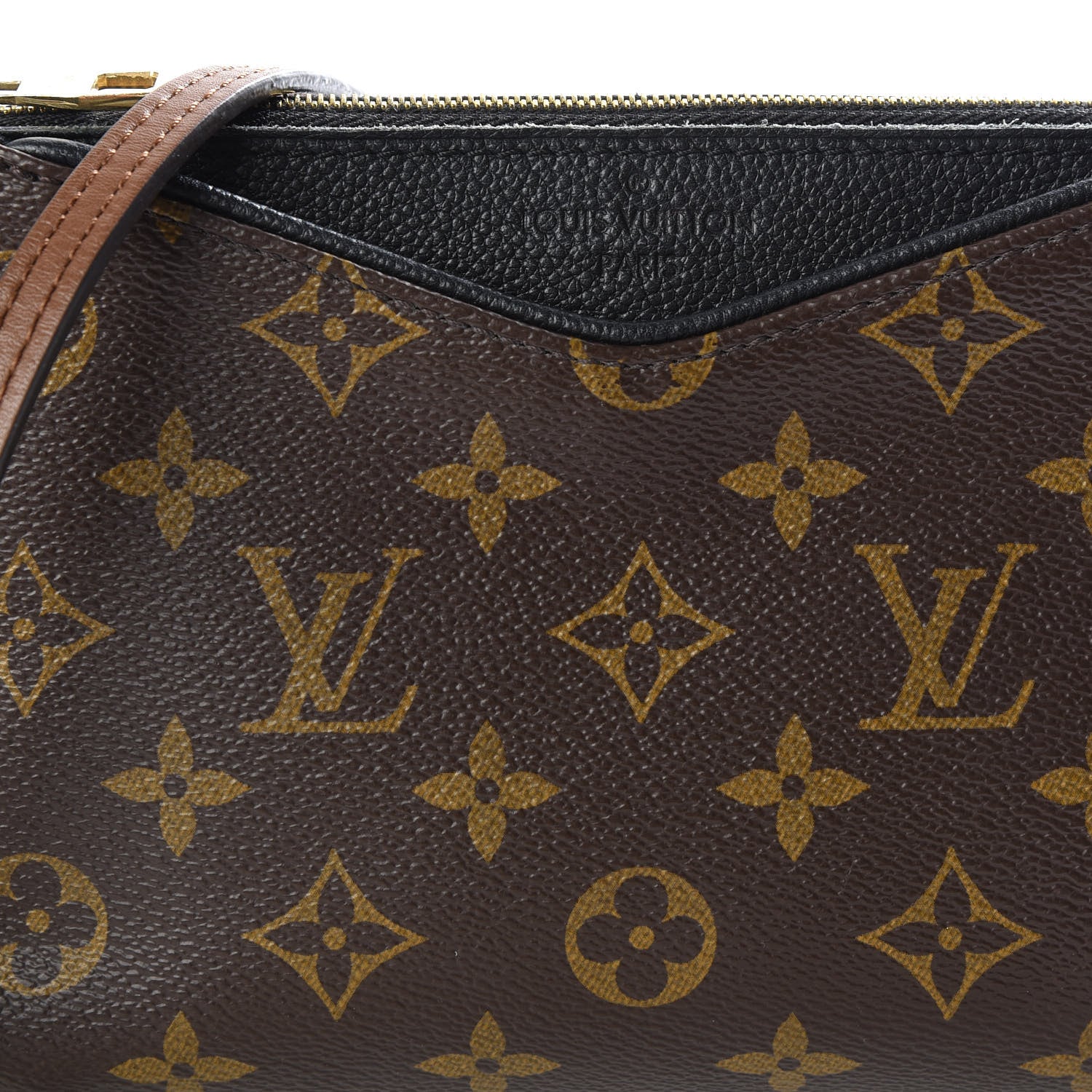 Louis Vuitton Monogram Pallas Clutch Black 9 of 10