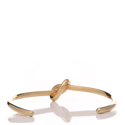 Celine Extra Thin Knot Bracelet Medium Gold 3 of 7