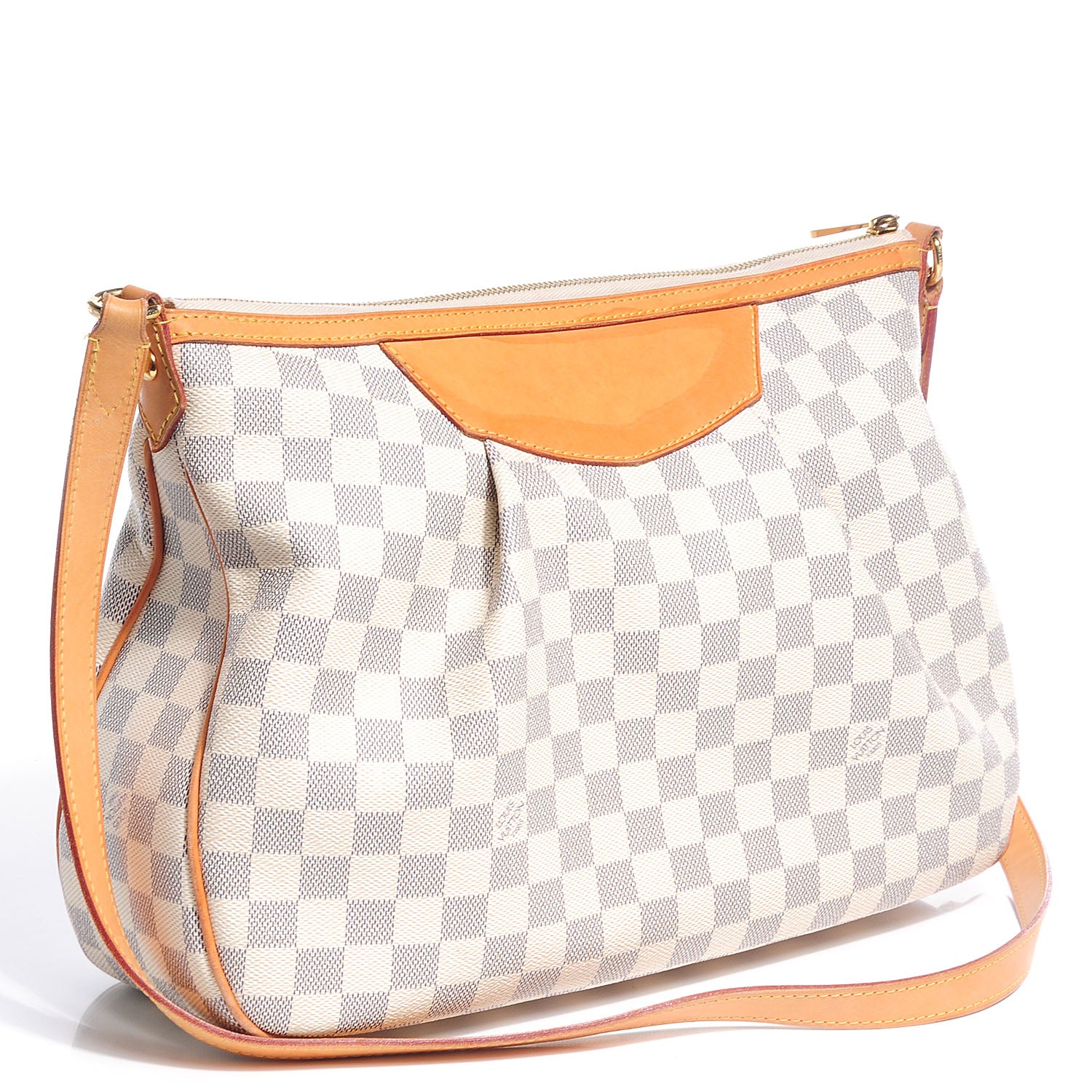 Louis Vuitton Damier Azur Siracusa MM 3 of 8