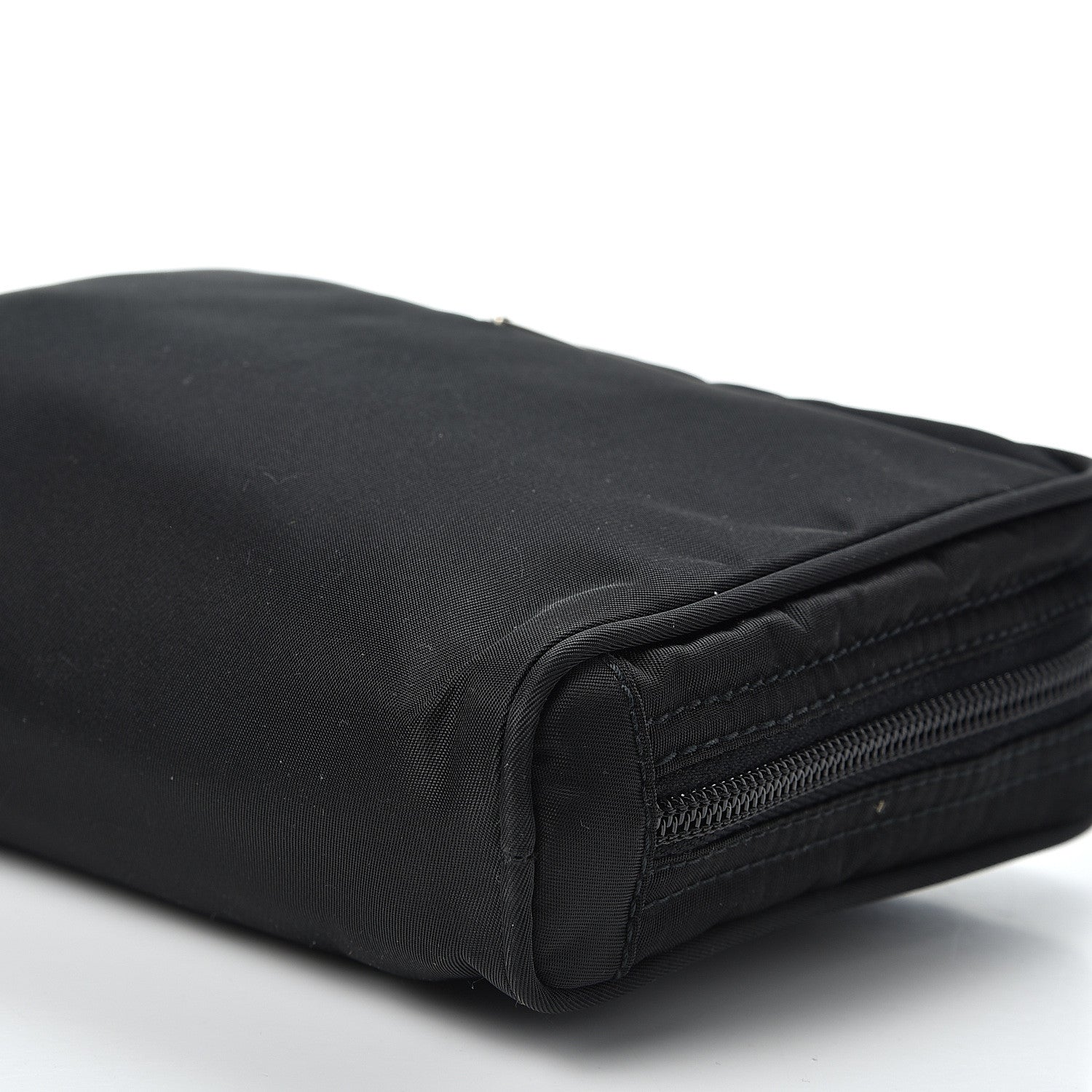 Prada Nylon Vela Cosmetic Pouch Black 7 of 7