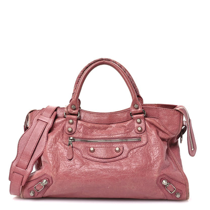 Balenciaga Agneau Giant 12 Silver Hardware City Rose Bruyere 1 of 14