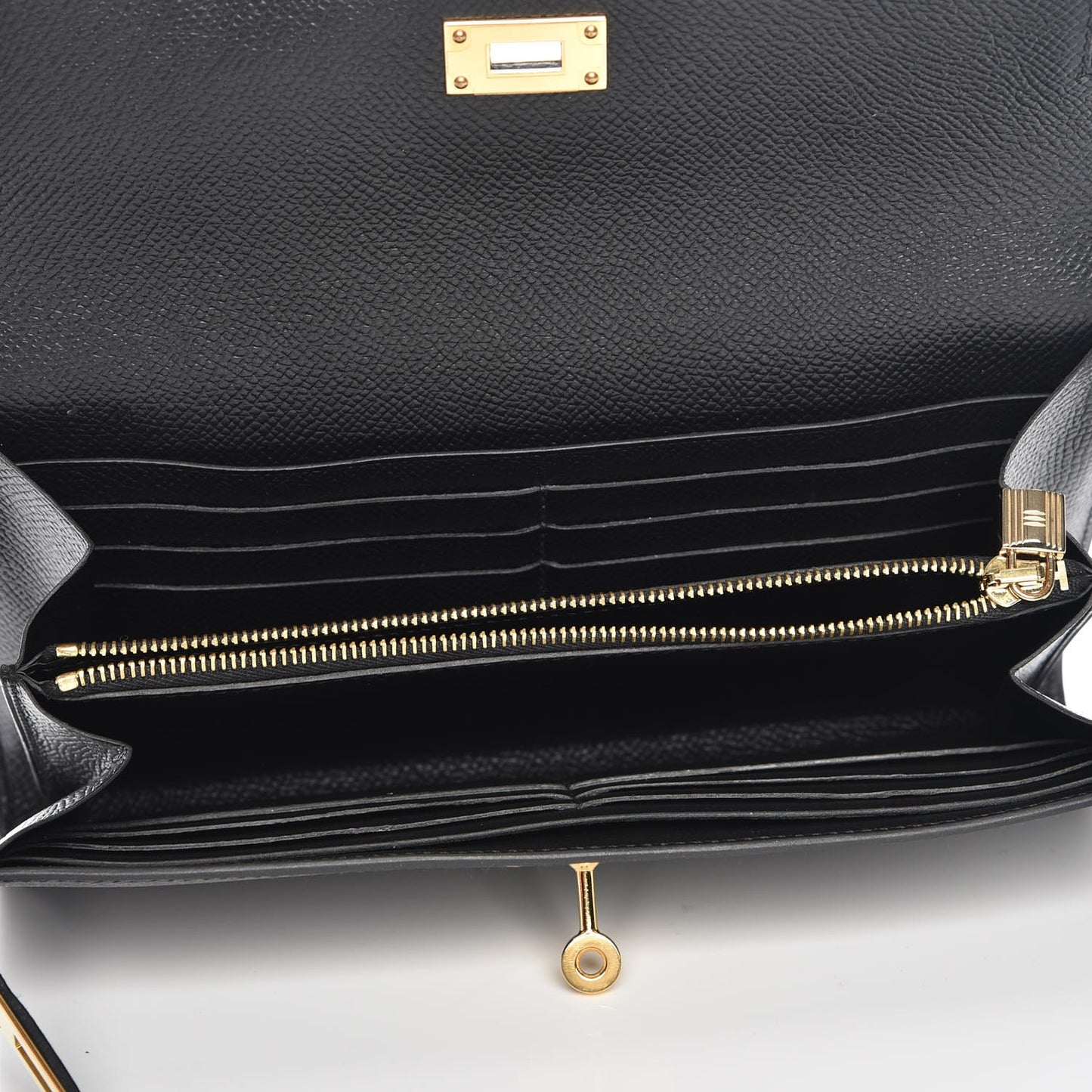 Epsom Kelly Longue Wallet Black
