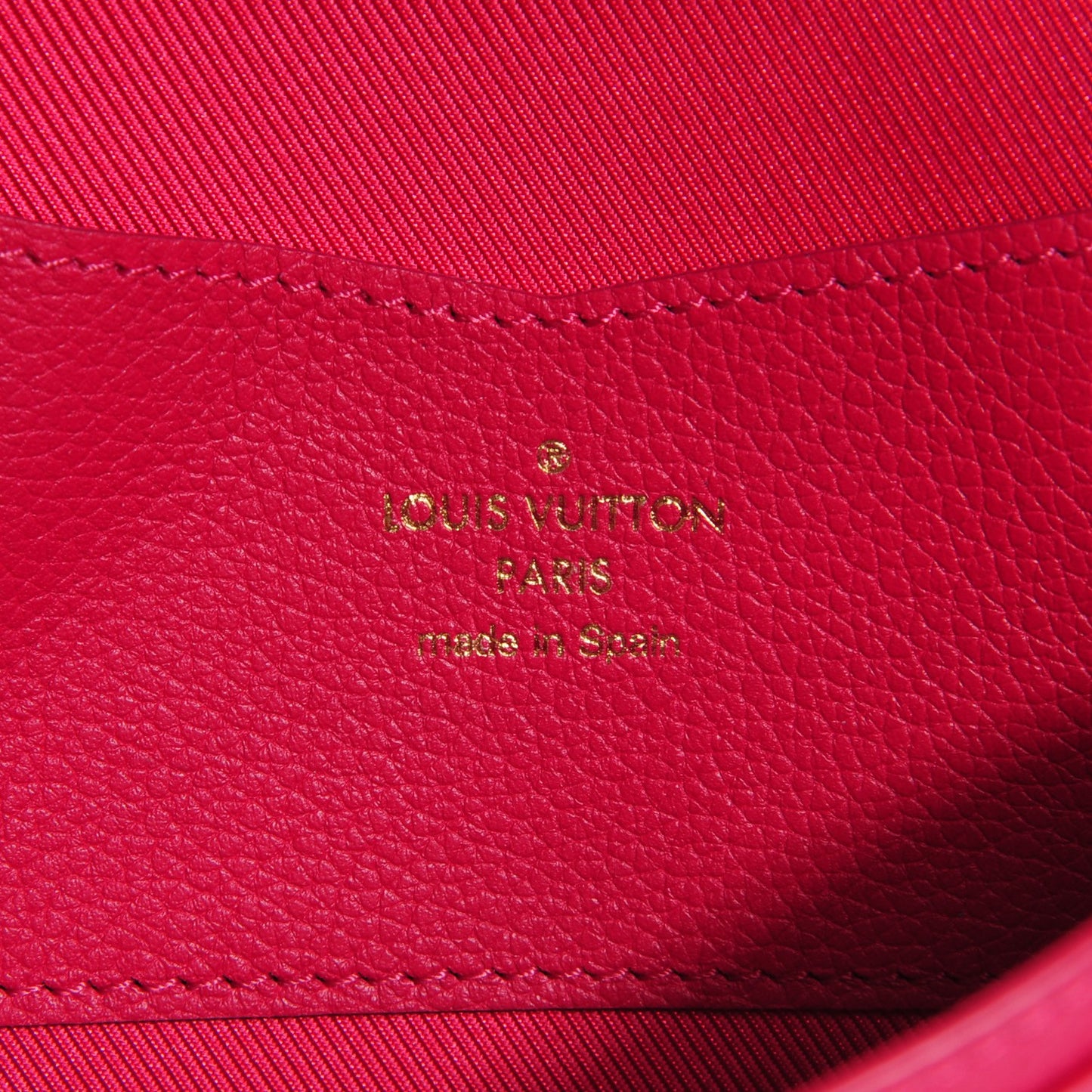 Calfskin Lockme Wallet Dahlia