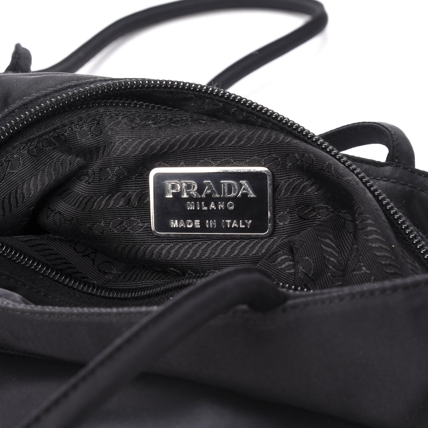 Prada Tessuto Nylon Tote Black 6 of 9