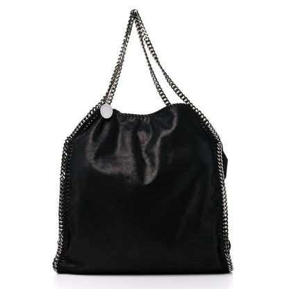 Stella McCartney Shaggy Deer Big Falabella Tote Black 3 of 11