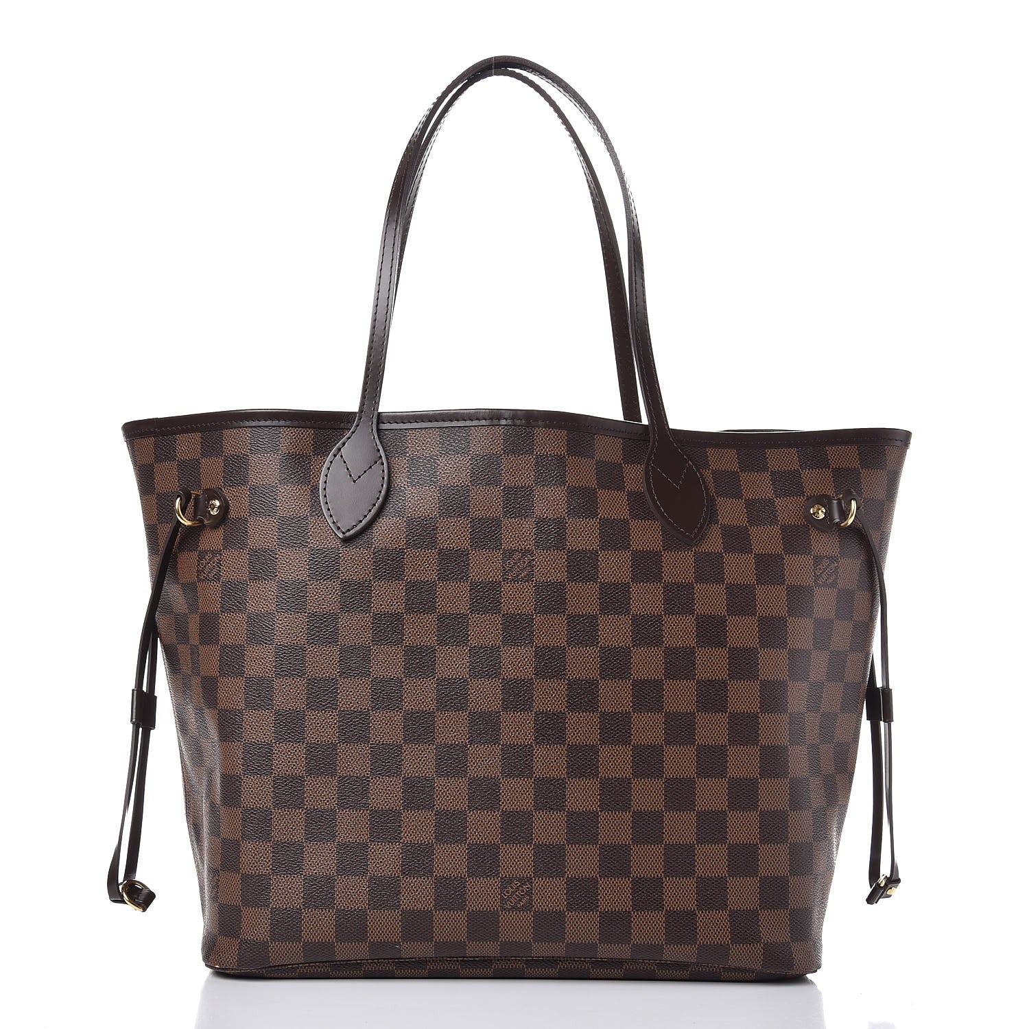 Louis Vuitton Damier Ebene Neo Neverfull MM Rose Ballerine 3 of 17