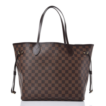 Louis Vuitton Damier Ebene Neo Neverfull MM Rose Ballerine 3 of 17