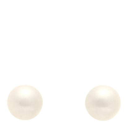 Tiffany Sterling Silver Freshwater Pearl 8-8.5mm Ziegfeld Earrings 1 of 4