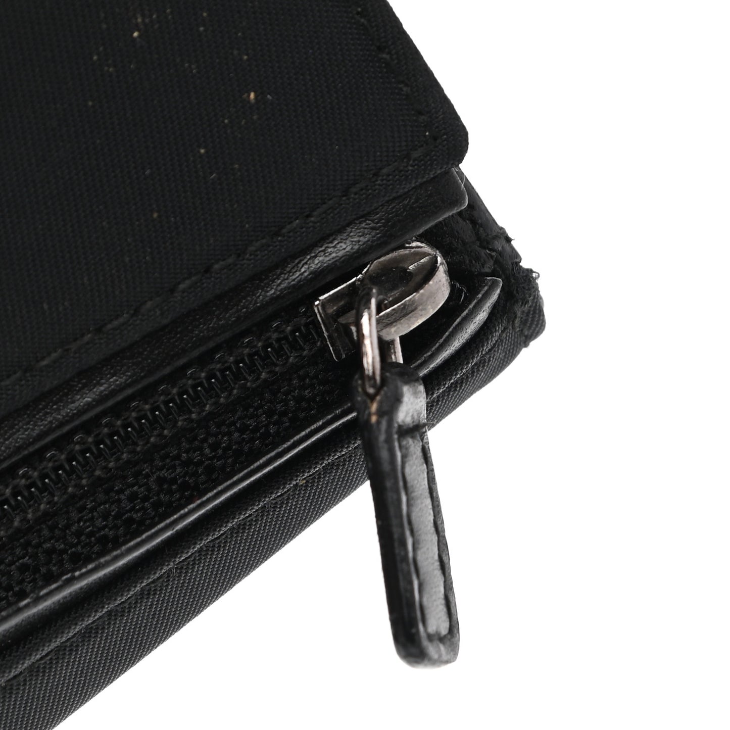 Nylon Saddle Wallet Black
