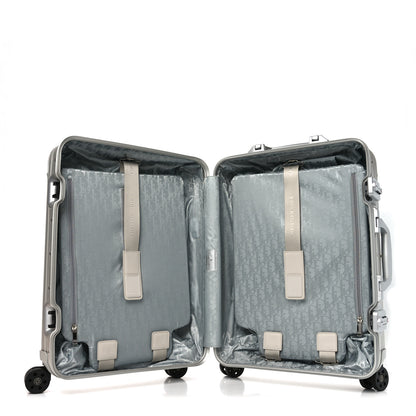 Christian Dior X RIMOWA Aluminum Gradient Carry On Luggage Blue Multi 4 of 8