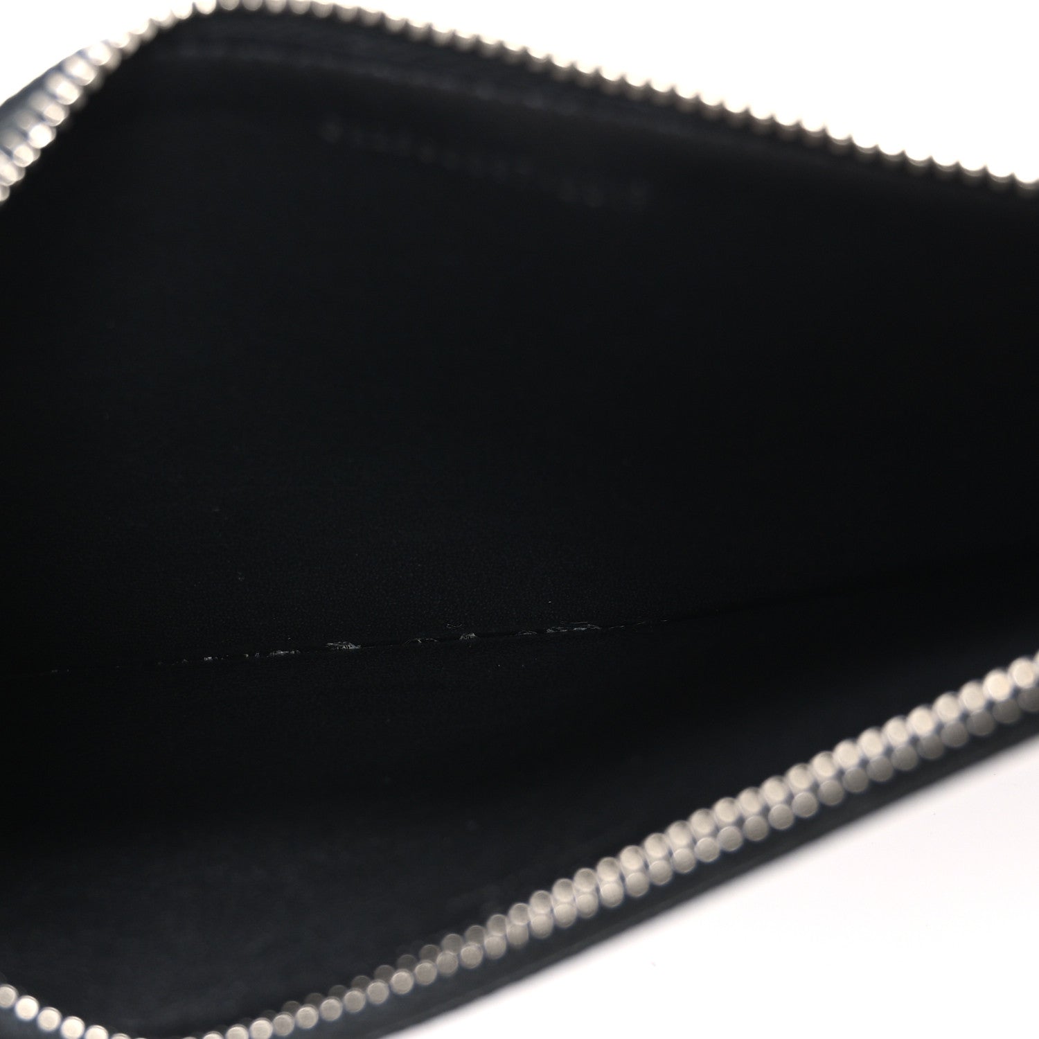 Saint Laurent Grained Calfskin Zip Pouch Tech Card Holder Black 5 of 7