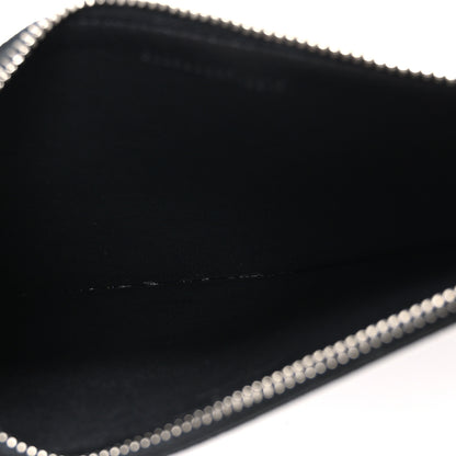 Saint Laurent Grained Calfskin Zip Pouch Tech Card Holder Black 5 of 7