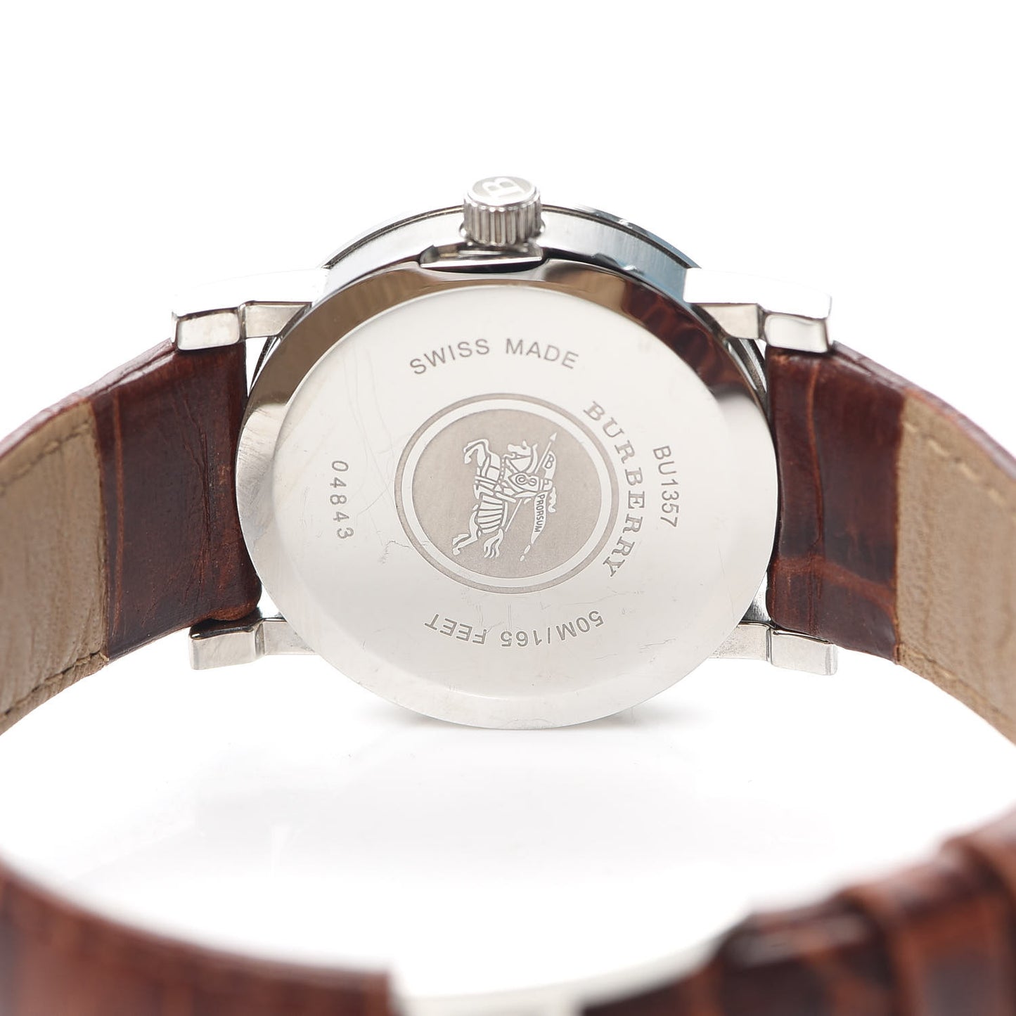 Stainless Steel Calfskin 28mm Quartz Watch Beige BU1357