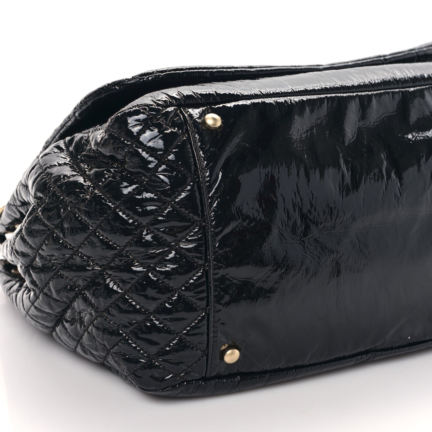 Chanel Vinyl XL Rock and Chain Flap Black 7 of 8