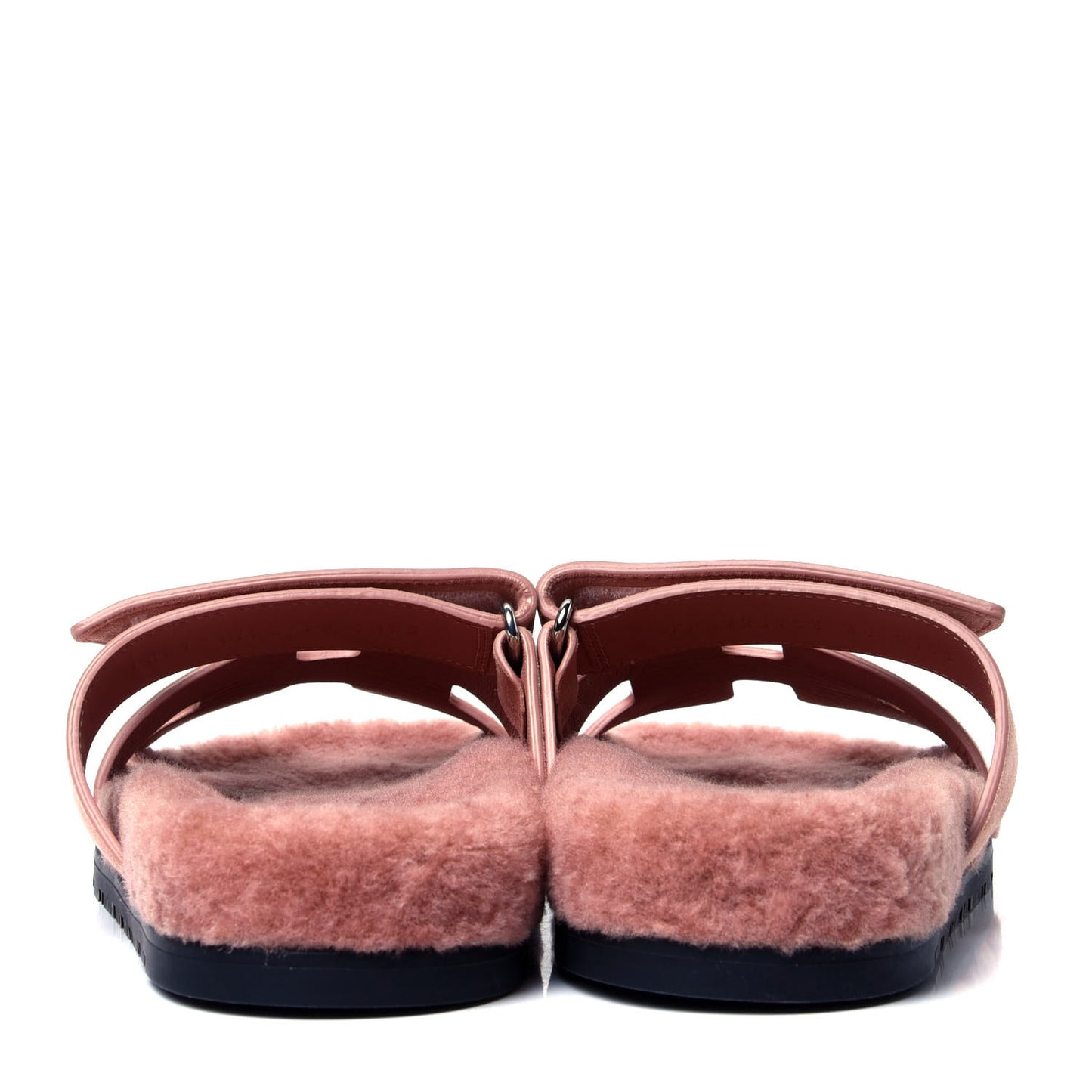 Suede Goatskin Woolskin Womens Chypre Sandals 38 Rose Aube