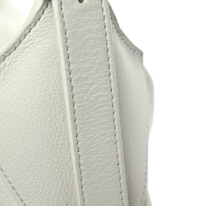 Celine Supple Calfskin Medium Romy Shoulder Bag White 12 of 15