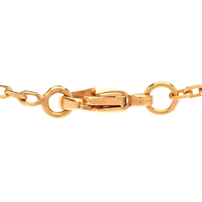 Hermes Lacquered Gold Mini Pop H Pendant Necklace Marron Glace 8 of 9