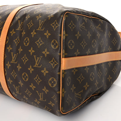 Louis Vuitton Monogram Keepall Bandouliere 50 8 of 10