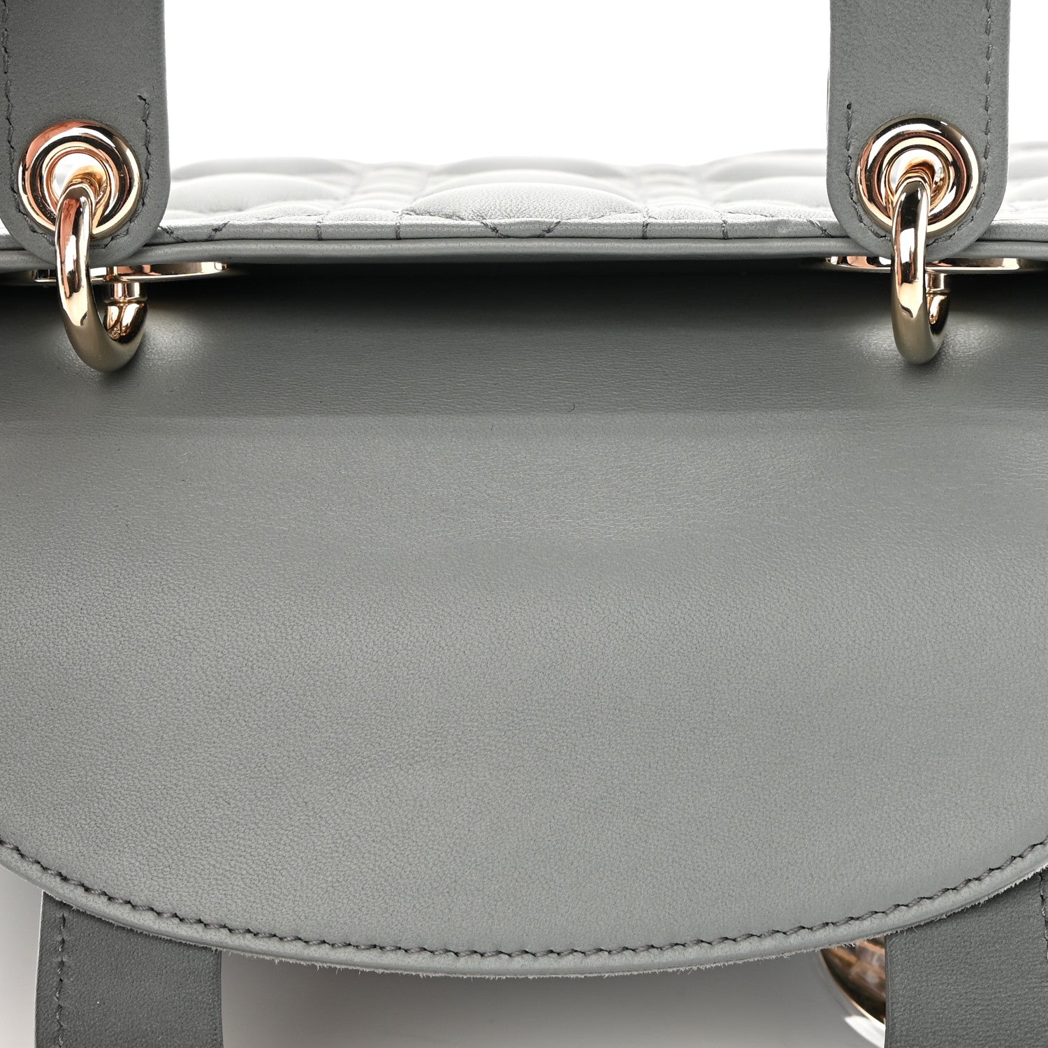 Christian Dior Lambskin Cannage Gradient Small My ABCDior Lady Dior Grey 11 of 12