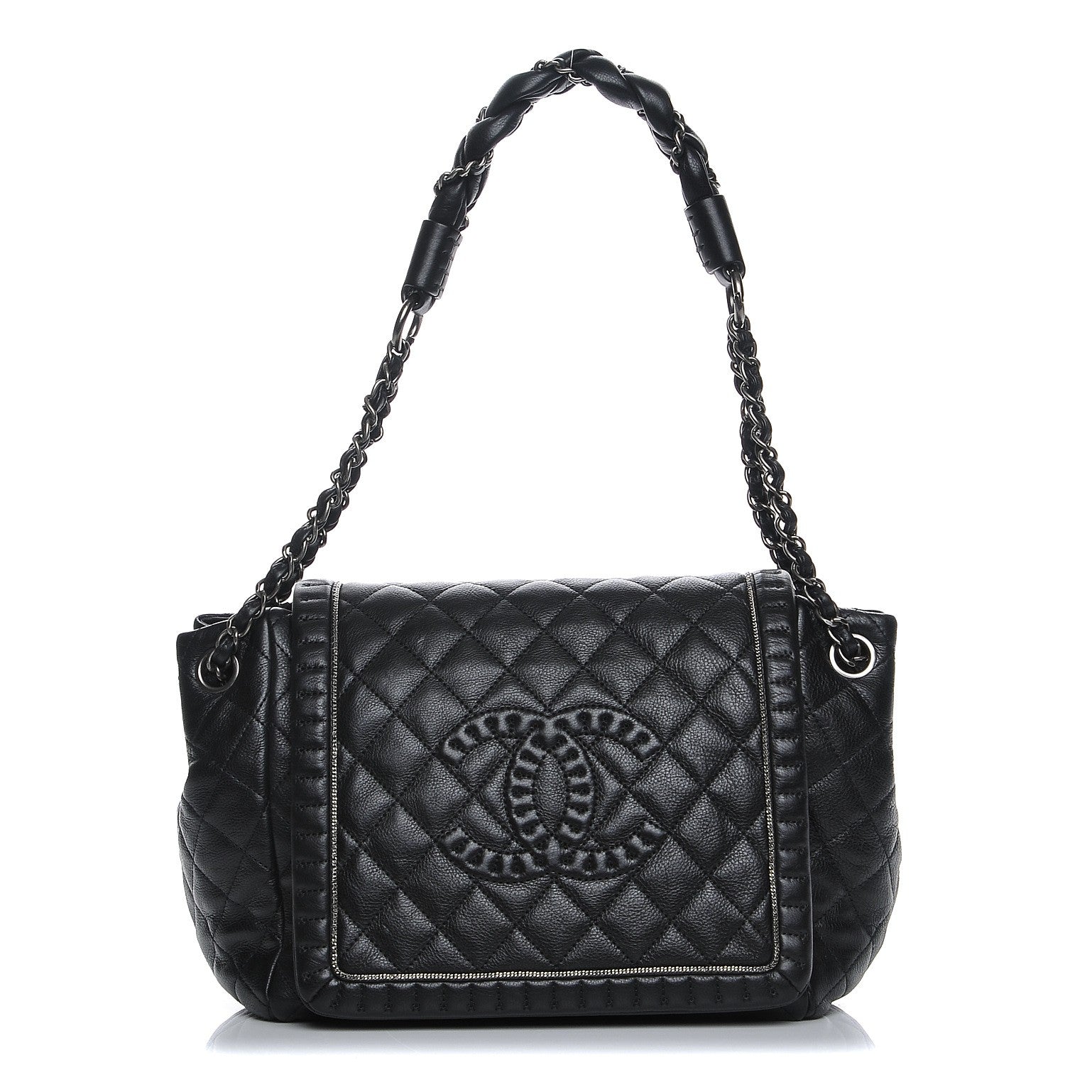 Chanel Calfskin Quilted Istanbul Accordion Flap Black 1 of 8