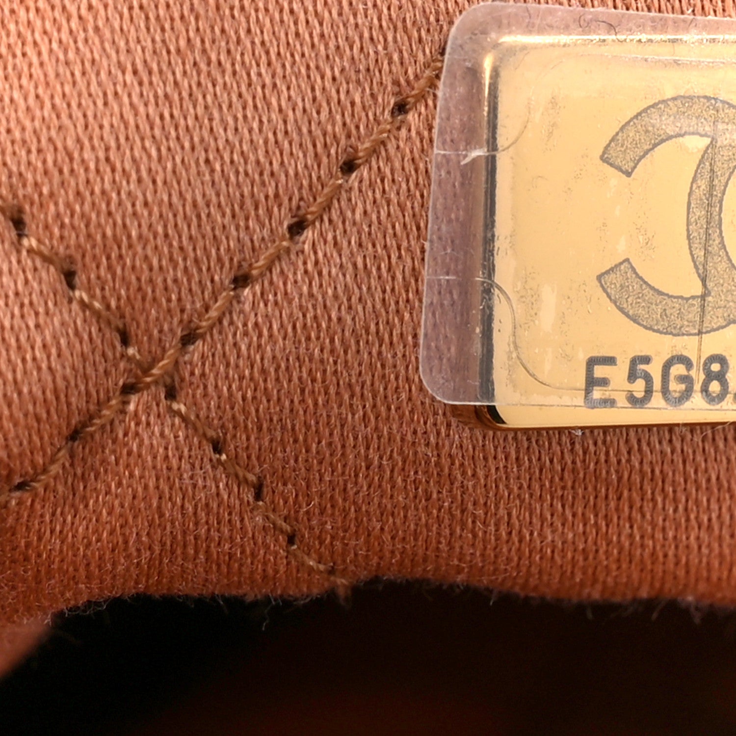 Chanel Shiny Calfskin Quilted Small Chanel 22 Camel 10 of 13