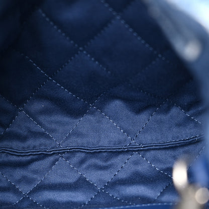 Chanel Denim Patchwork Quilted Mini Chanel 22 Blue 5 of 10