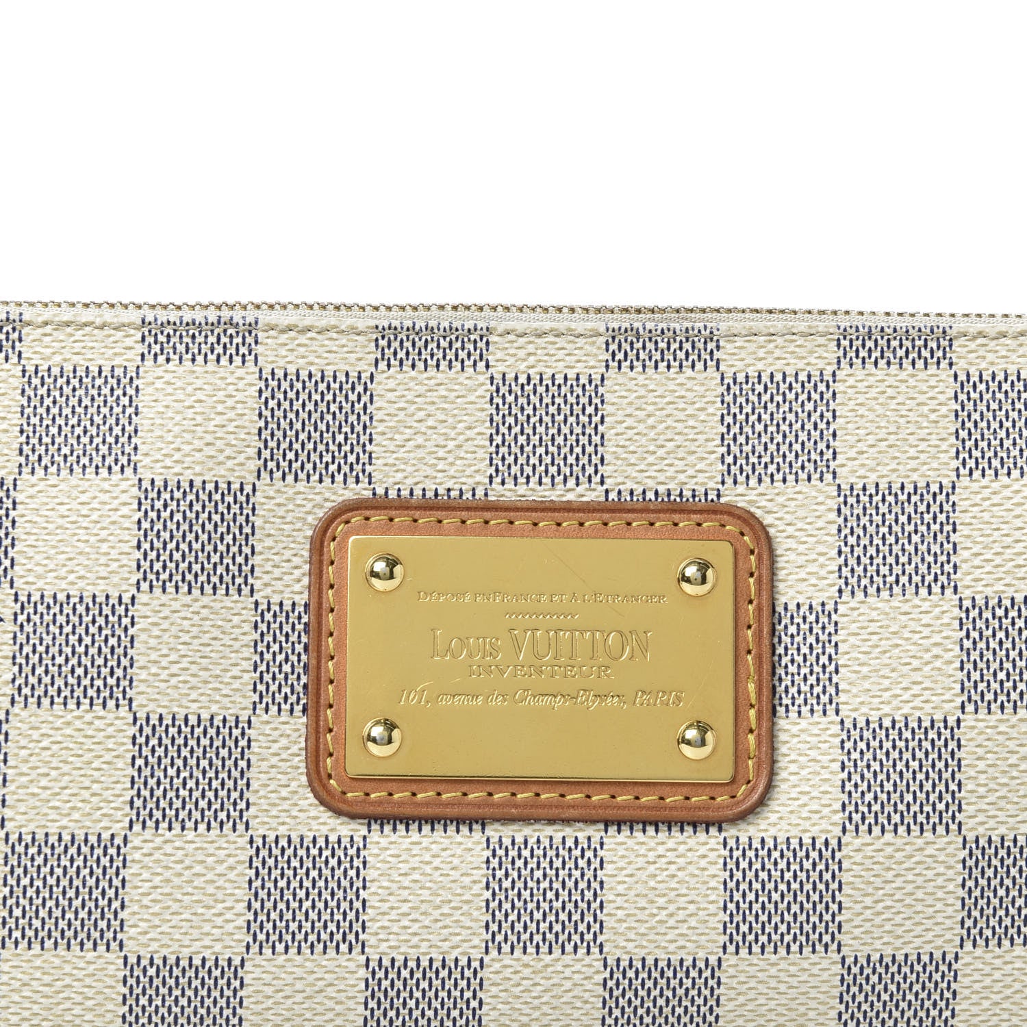 Louis Vuitton Damier Azur Eva Clutch 10 of 11