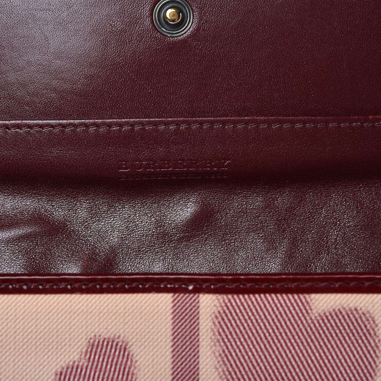 Nova Check Heart Wallet Berry Red