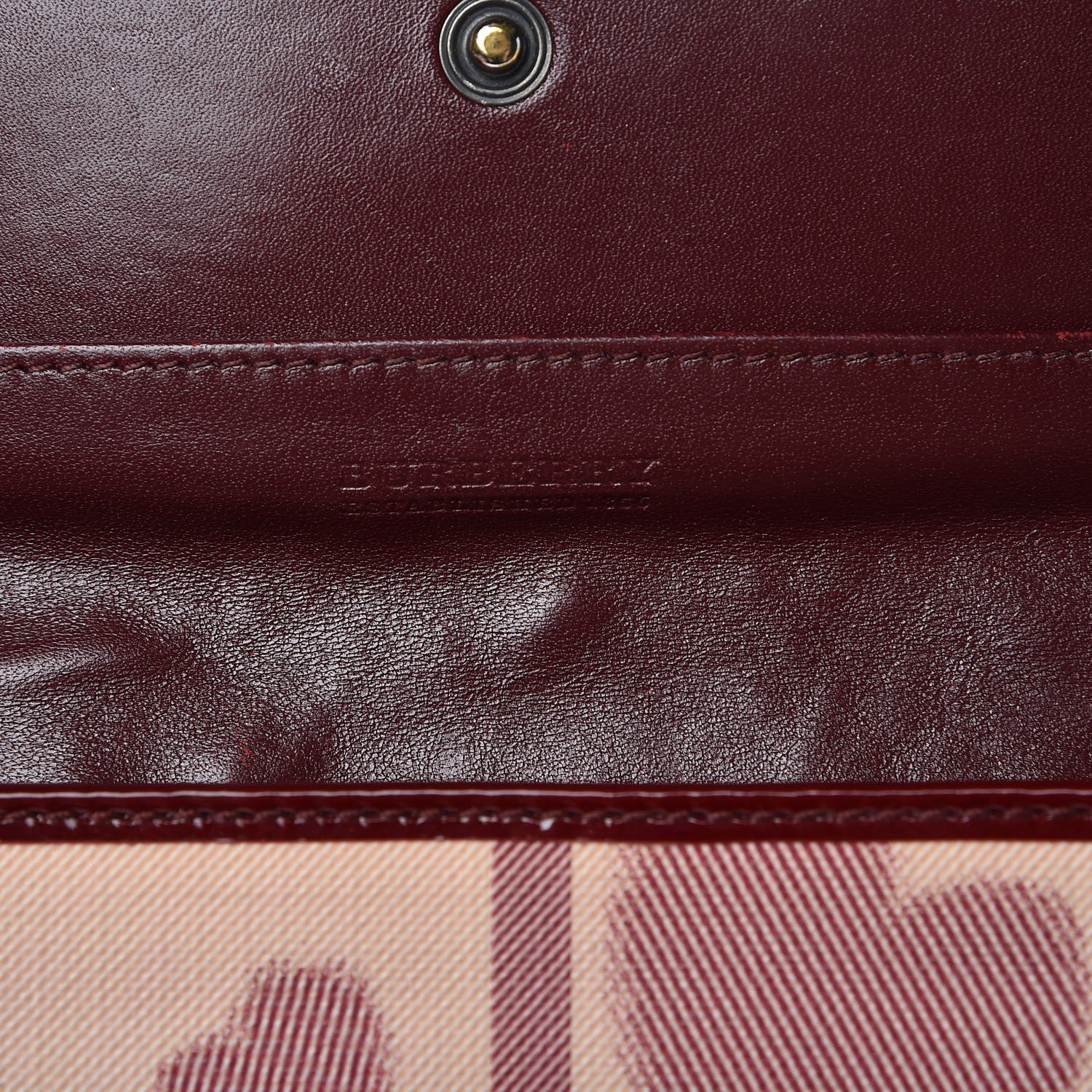 Burberry Nova Check Heart Wallet Berry Red 6 of 10