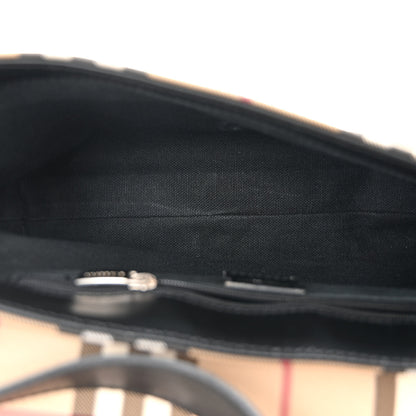 Burberry House Check Flap Shoulder Bag Black 5 of 14