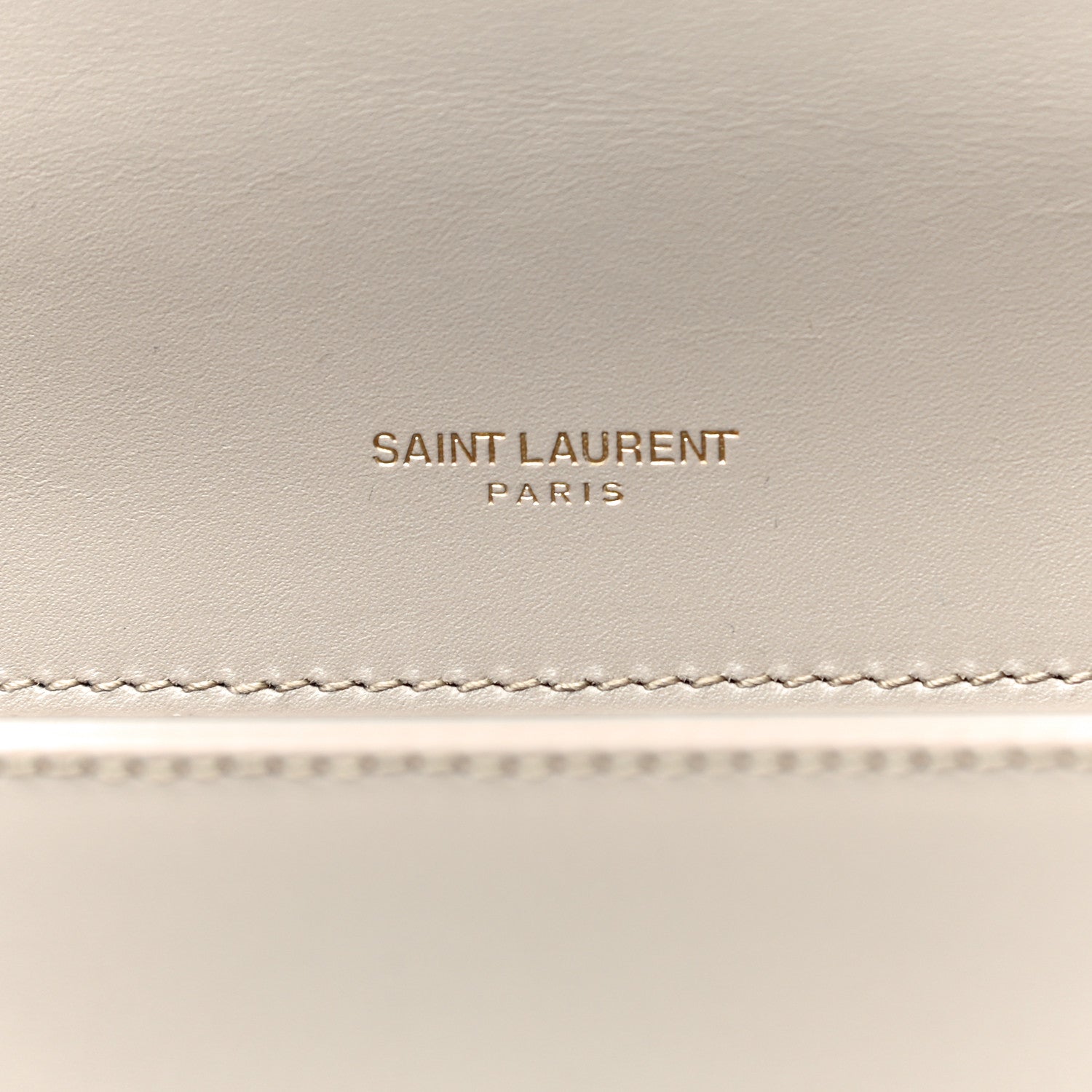 Saint Laurent Smooth Calfskin Medium Classic Monogram Kate Tassel Satchel Dark Beige 5 of 10