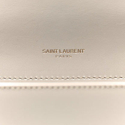 Saint Laurent Smooth Calfskin Medium Classic Monogram Kate Tassel Satchel Dark Beige 5 of 10
