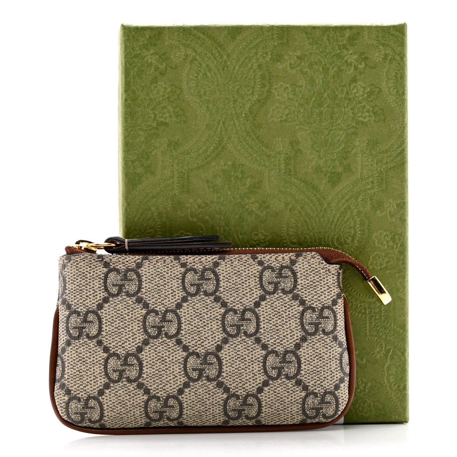 Gucci GG Supreme Monogram Key Case Brown 7 of 7