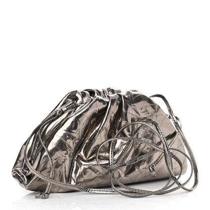 Bottega Veneta Metallic Crushed Calfskin The Mini Pouch Anchor 3 of 11