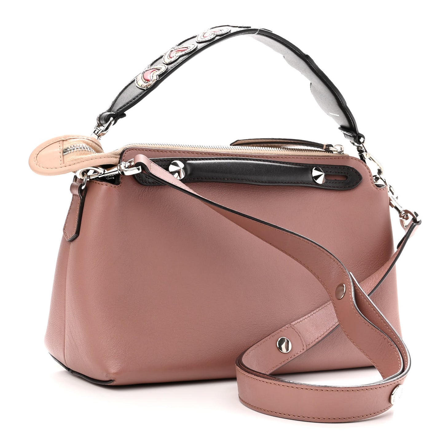 Vitello Dolce 4 Color Medium By The Way Boston Bag English Rose Latte Multicolor