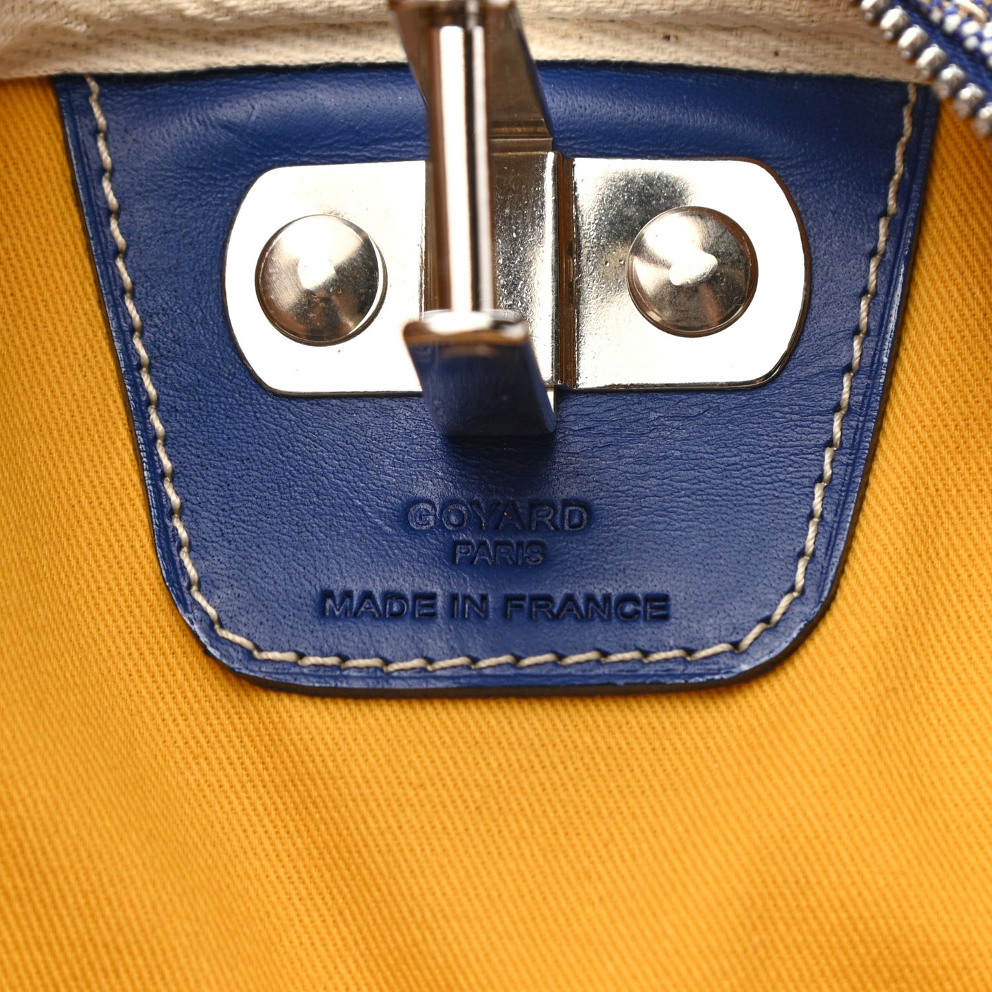 Goyardine Porte-Habits Garment Bag Blue