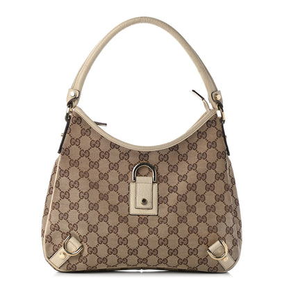 Gucci Monogram Medium Abbey D Ring Hobo Off White 1 of 12