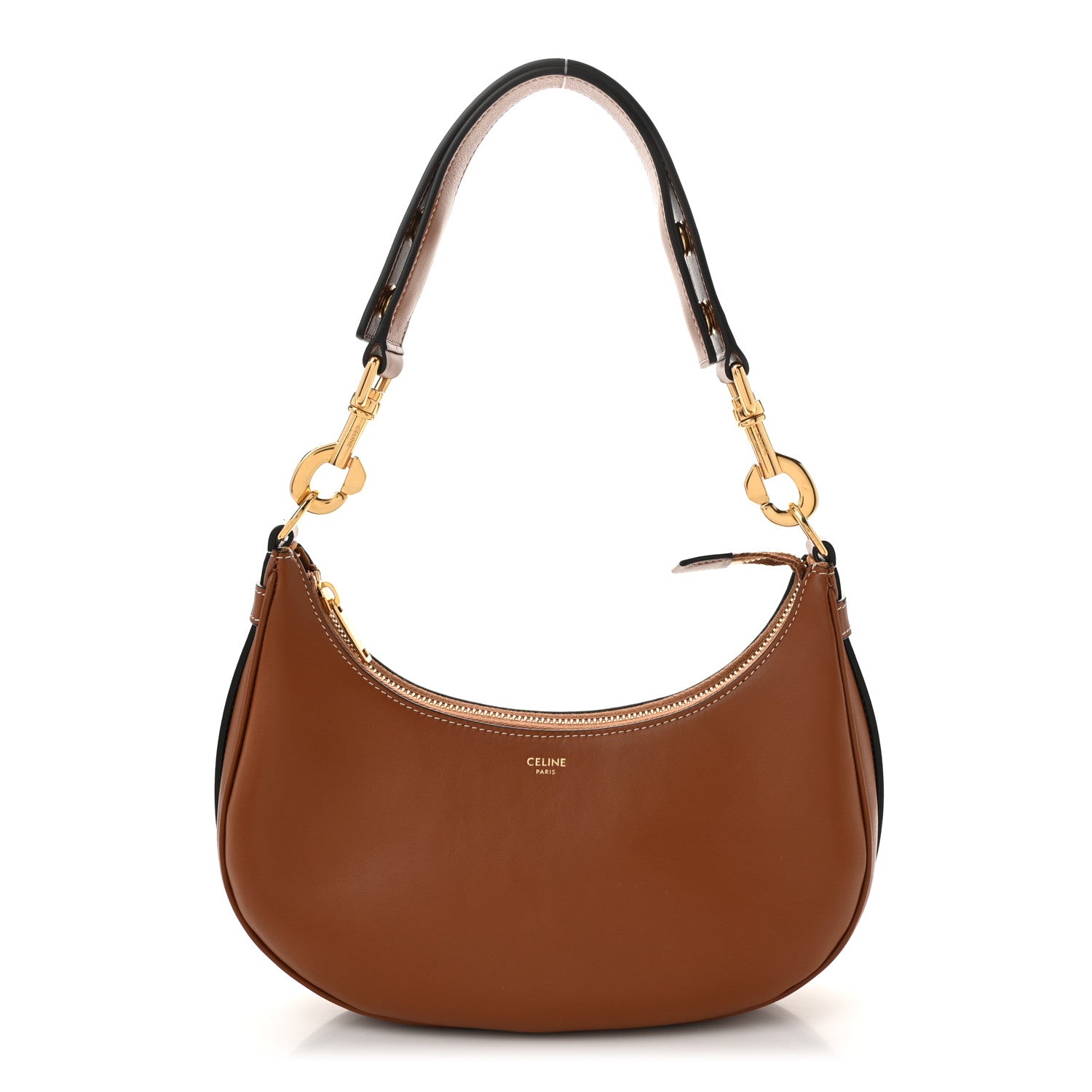 Celine Smooth Calfskin Medium Strap Ava Shoulder Bag Tan 1 of 11