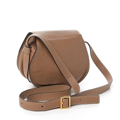 Chloe Calfskin Mini Marcie Round Crossbody Bag Nut 2 of 10