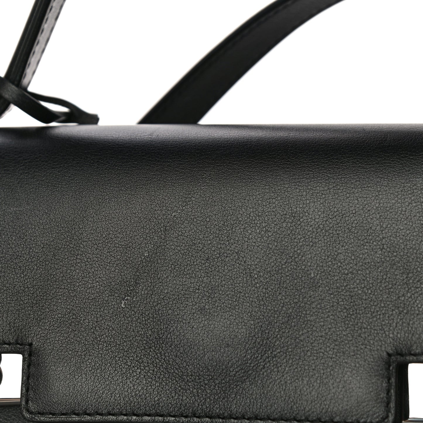 Calfskin MM Tempete Satchel Black