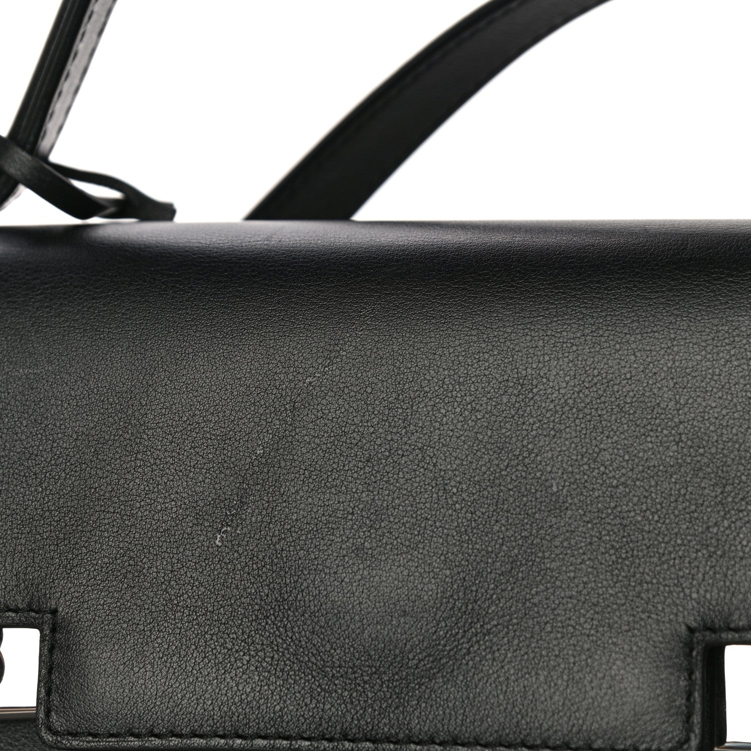 Delvaux Calfskin MM Tempete Satchel Black 14 of 14