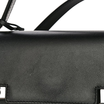 Delvaux Calfskin MM Tempete Satchel Black 14 of 14