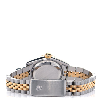 Rolex Stainless Steel 18K Yellow Gold Diamond 26mm Oyster Perpetual Datejust Watch Champagne 69173 3 of 4