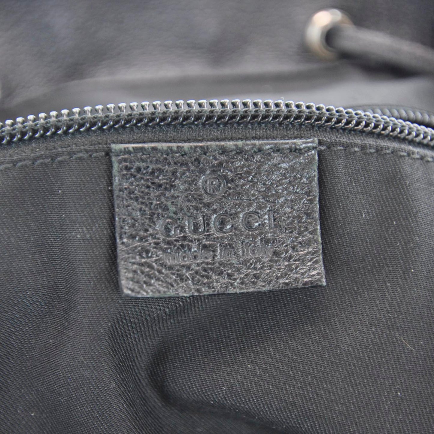 GG Monogram Single Buckle Backpack Black