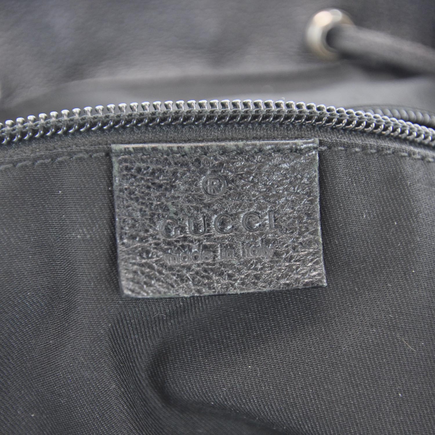 Gucci GG Monogram Single Buckle Backpack Black 8 of 9